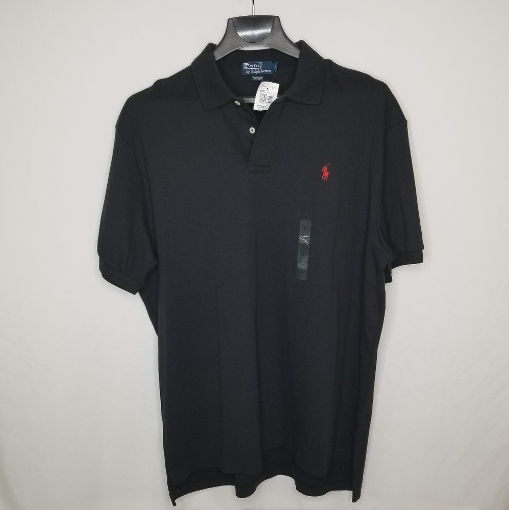 NWT Polo by Ralph Lauren Black Polo XL